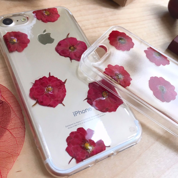 戀戀玫瑰::真花紅色薔薇玫瑰手機殼 iPhone 11 Note10+ 第3張的照片