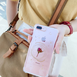 星の王子様 iPhone専用オリジナル携帯電話ケース ドライフラワー保護ケース 2枚目の画像