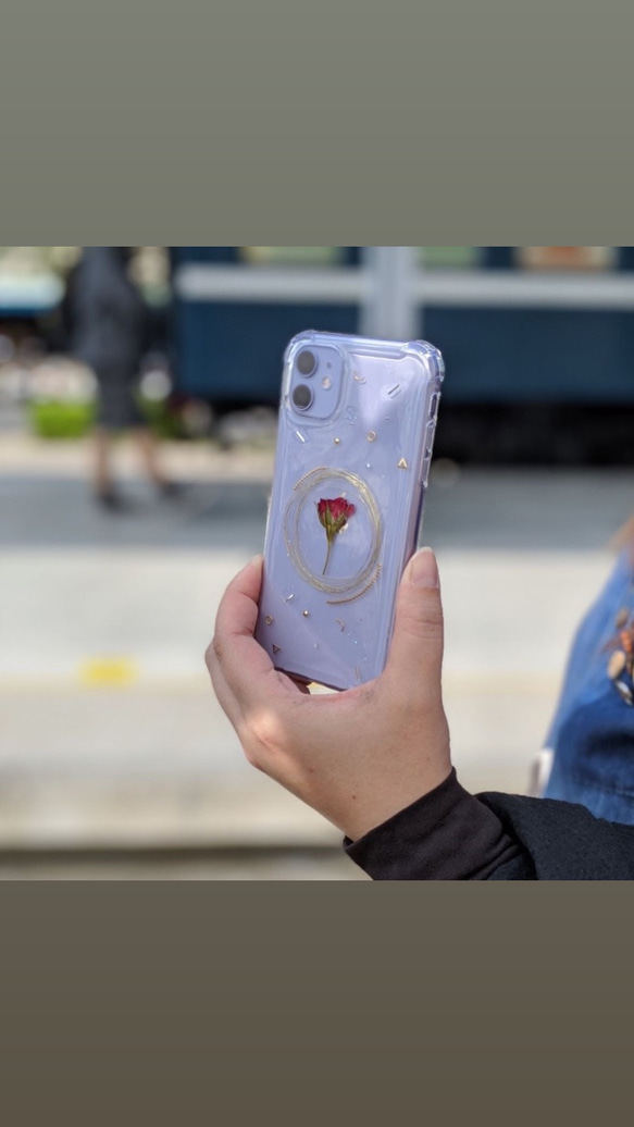 星の王子様 iPhone専用オリジナル携帯電話ケース ドライフラワー保護ケース 3枚目の画像