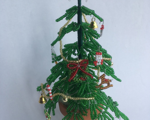 専用 アンティーク ガラスビーズのクリスマスツリー 0_8743e1e3c6f2ad55a3a6cabdbc84