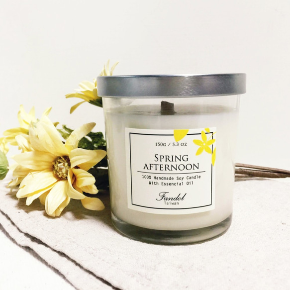 春日午後大豆蠟燭(大) Sping Afternoon Soy Candle 第1張的照片