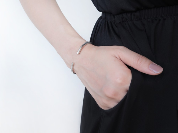 925純銀 幸運禮 樹枝 男女 手環 免費送禮包裝 第8張的照片