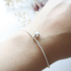 925純銀 璀璨銀河 鋯石 手鍊 免費送禮包裝 第1張的照片