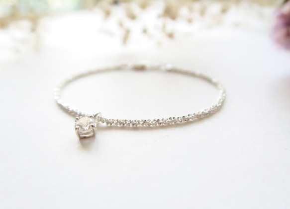 925純銀 璀璨銀河 鋯石 手鍊 免費送禮包裝 第2張的照片