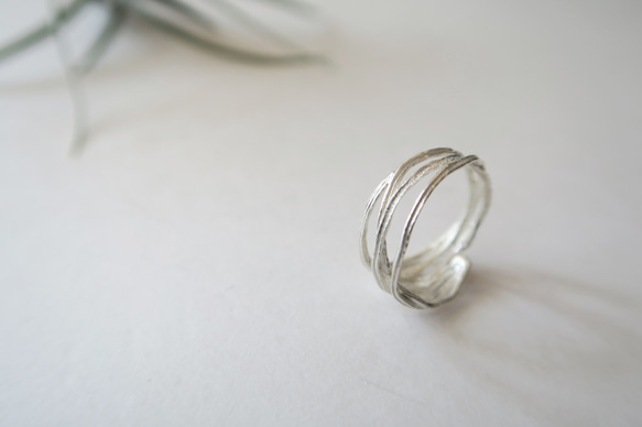 森林系 925純銀 水藤 戒指  免費送禮包裝 第3張的照片