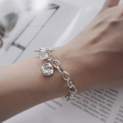 ブランド品 通販サイト 925 T スターリングシルバーオリジナル強化ホワイトクリスタル アクセサリー