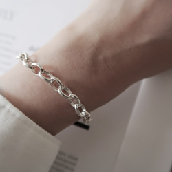 925純銀 原焠 沁涼白水晶 T扣 手鍊 免費送禮包裝 第5張的照片