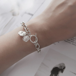 925純銀 原焠 沁涼白水晶 T扣 手鍊 免費送禮包裝 第6張的照片