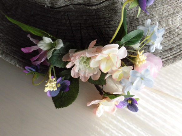 【弁天堂】｢ガーリー・ピンク[13ピースセット]弁天堂スペシャル花飾り｣ビーズ、リボン別途有り。 4枚目の画像