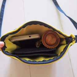 Cross Body Bag - Mini size (Zippered Closure W/ Fixed Strap) 3枚目の画像