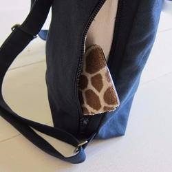 Canvas Backpack-Small(Zipper Closure/External Zipper Pocket) 5枚目の画像