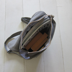 Canvas Backpack-Small(Zipper Closure/External Zipper Pocket) 4枚目の画像