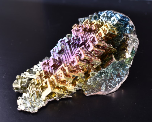 Amazon | SCIENCE ミニ鉱物標本 Bi「ビスマス（人工結晶）蒼鉛