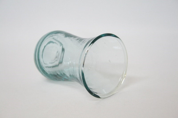 【リサイクルグラス】トルコ　85ml　モロッコ　ラムネ色　ビー玉　ミントティー　手作り 3枚目の画像