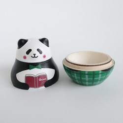 秋色パンダ《読書の秋》 4枚目の画像