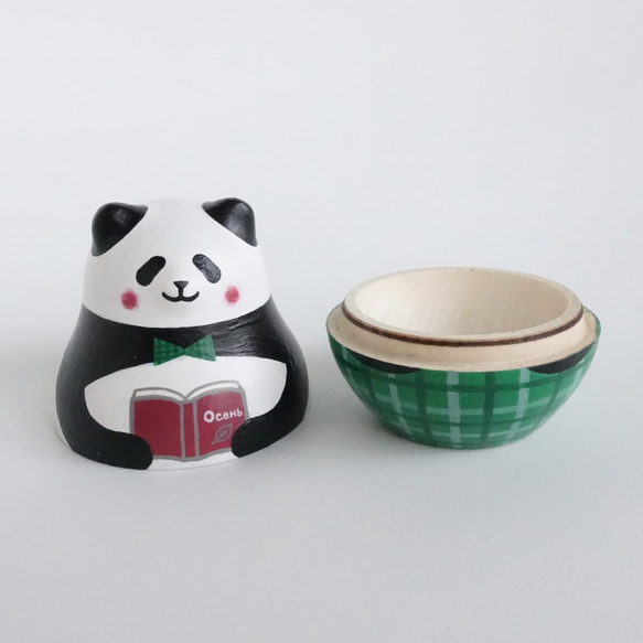 秋色パンダ《読書の秋》 4枚目の画像