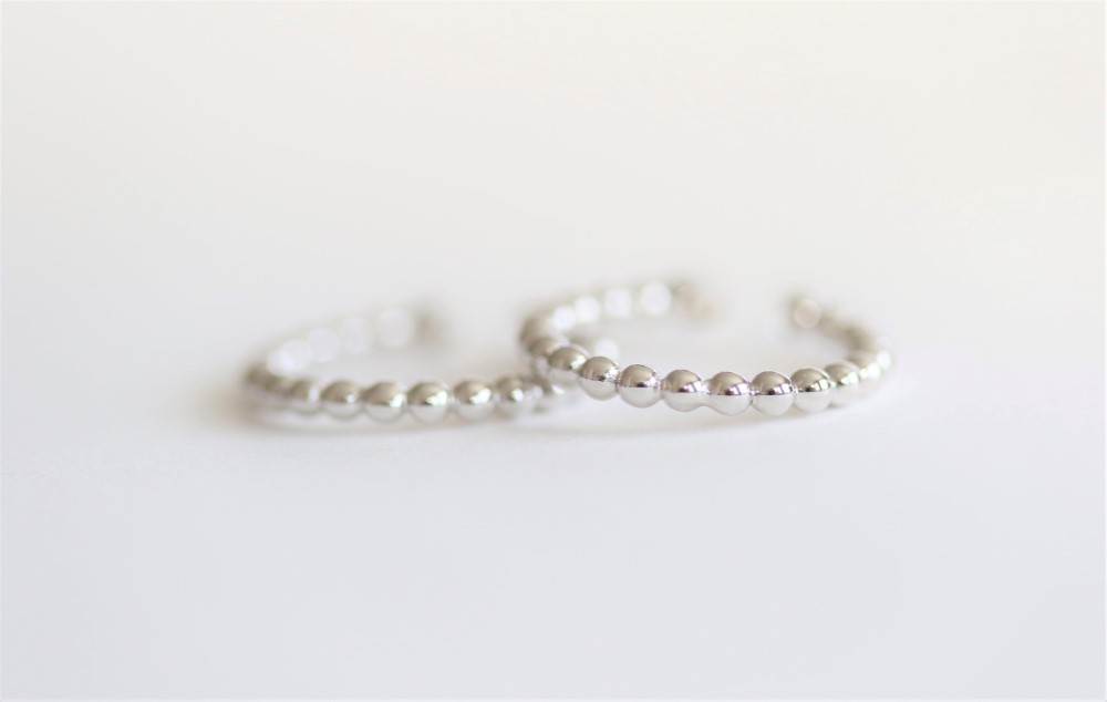 tsubutsubu プチイヤリング・イヤカフ（シルバー）【E22-311S】