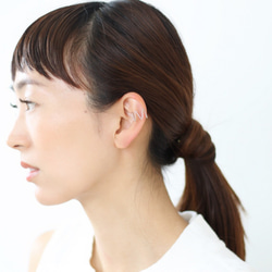 rhythm  ear cuff(シルバー)【E41-311S】 3枚目の画像