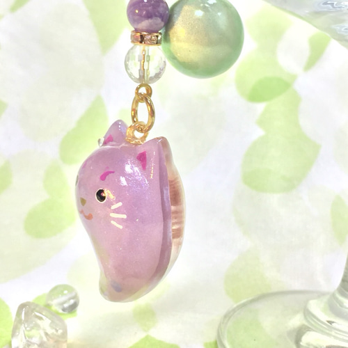 ★803 にゃんこ玉チャーム ☆803 にゃんこ玉チャーム