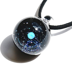 星塵世界。 White Opal＆Opal Clustered ver 2 Glitter Glass Pendant Spac 第8張的照片