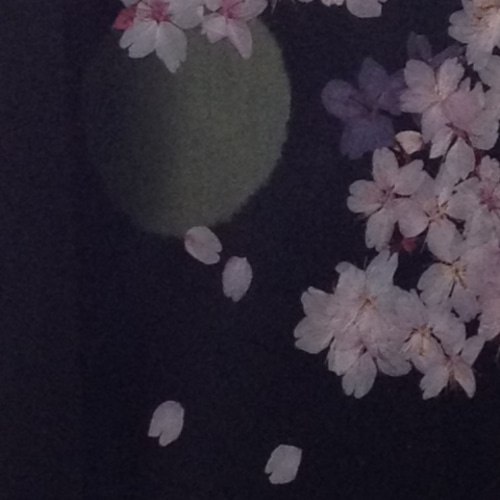 月と桜 (押し花アート) その他アート スマイル 通販 114596