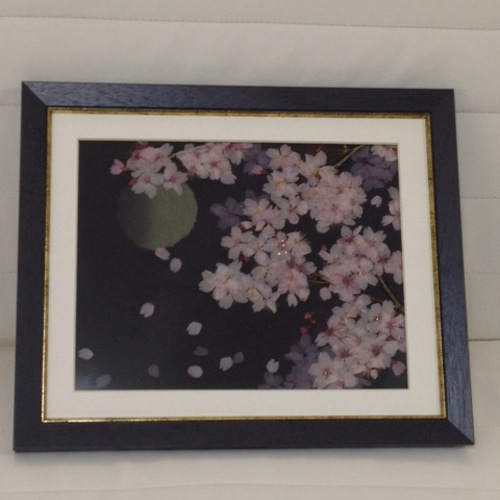 月と桜 (押し花アート) その他アート スマイル 通販 114596