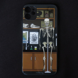科学実験用携帯電話ケース/頭蓋骨標本 6枚目の画像