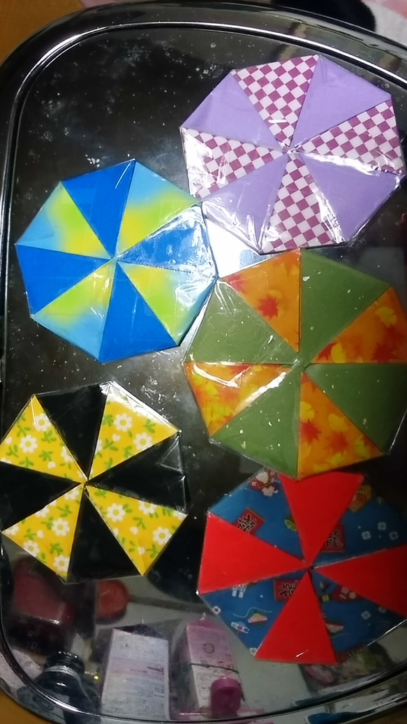 折り紙16枚】かんたんにできるコースター 【ORIGAMI】EASY MAKE