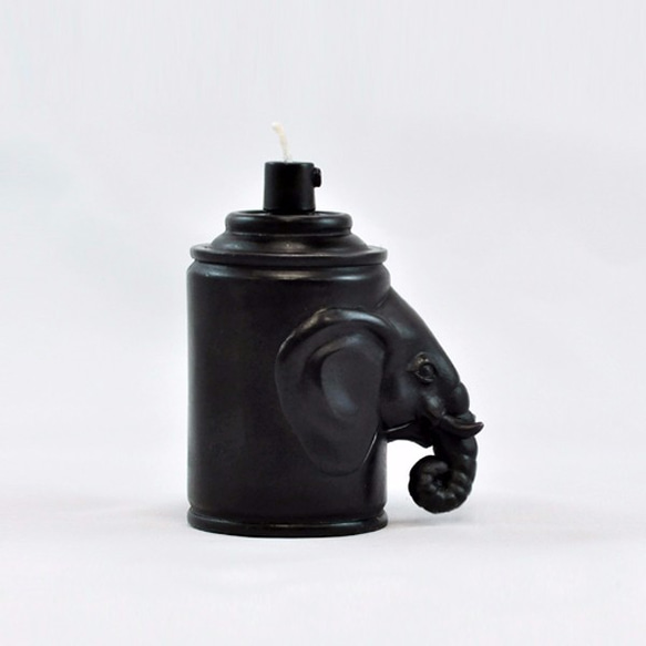 ソロモン象黒のスプレー缶キャンドル/香り高い黒スグリ 3枚目の画像