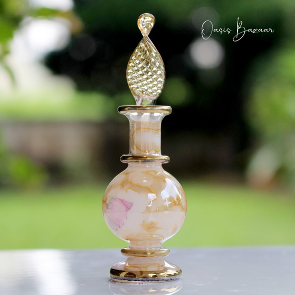 ［ミニサイズ］エジプトガラス香水瓶 パフュームボトル アロマオイル ミックス 2枚目の画像