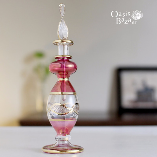 ピンク ガラス アロマポット ピンク ガラス アロマポット