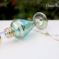 ［送料無料］エジプトガラス香水瓶 パフュームボトル アロマオイル 3本セット 5枚目の画像