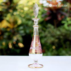 ［送料無料］エジプトガラス香水瓶 パフュームボトル アロマオイル アロマディフューザー 3本セット 7枚目の画像