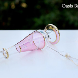 ［送料無料］エジプトガラス香水瓶 パフュームボトル アロマオイル アロマディフューザー 3本セット 8枚目の画像