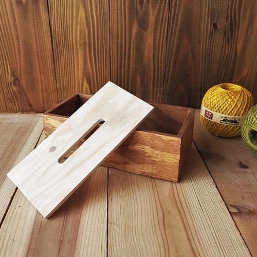 ティッシュストッカー 木製 ナチュラル バイカラー ティッシュストッカー 木製 ナチュラル バイカラー 購入 ティッシュ