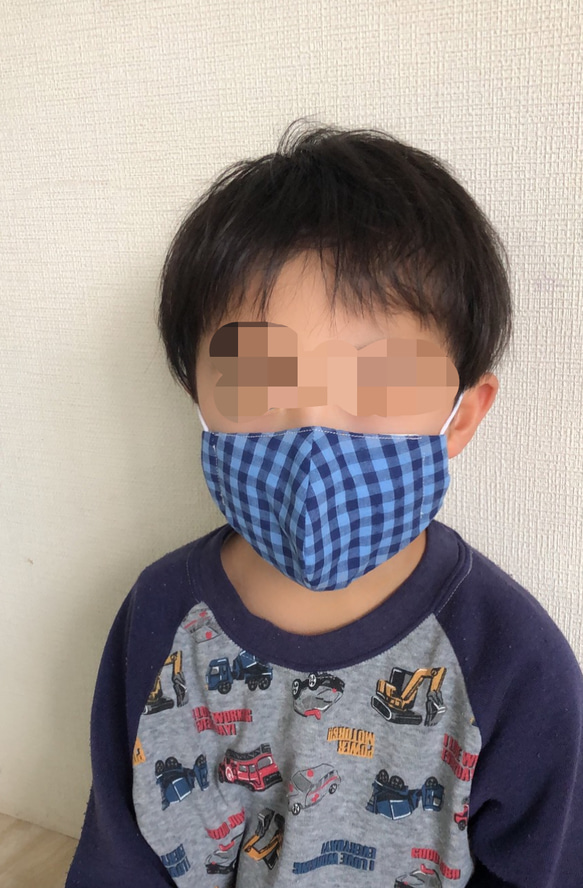 子供　女の子用　立体マスク(未就学児から低学年くらい) 2枚目の画像