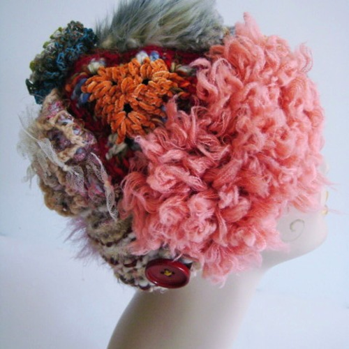 パッチワークニット帽 ニット帽・ビーニー DEL-HITS 通販 2718661