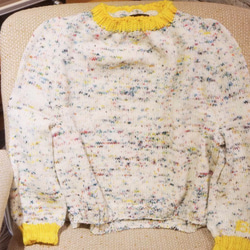 handmade merino wool sweater plants 手織美麗諾羊毛衣 花花草草 第3張的照片