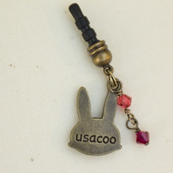 Usako智能手機耳環（古董兔） 第2張的照片