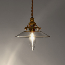 Mini Glass Shade Lamp（BR） 1枚目の画像
