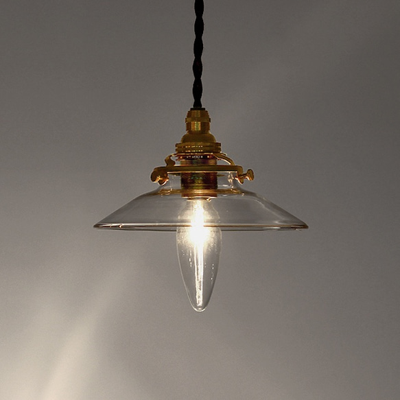 Utata 様 専用ページ 80-２Mini Glass Shade Lamp（BK） 1枚目の画像