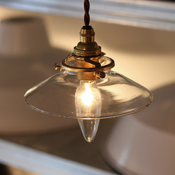 Utata 様 専用ページ 80-２Mini Glass Shade Lamp（BK） 2枚目の画像