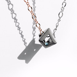 鑽石對象 - 施華洛世奇水晶和鈦項鍊 - 的“光影” 第6張的照片