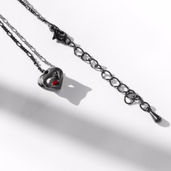 項鍊心臟對象~~~的“光影”的施華洛世奇水晶和鈦~~~ 第3張的照片
