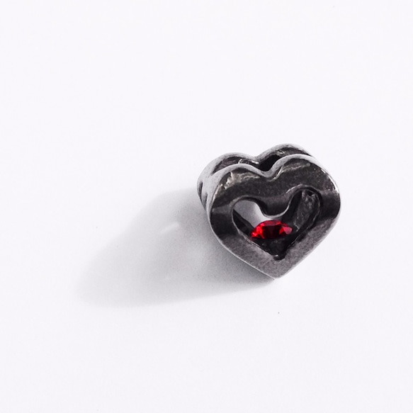 項鍊心臟對象~~~的“光影”的施華洛世奇水晶和鈦~~~ 第2張的照片