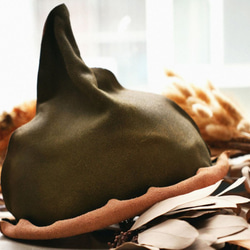 手工皮革帽 | 小精靈尖帽 | 牛皮 第1張的照片