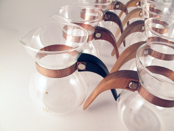「露‧La Rosee」木質手感咖啡壺-第二代-簡約款-胡桃木-接單製作 第3張的照片