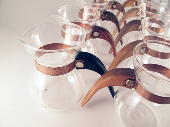 「露‧La Rosee」木質手感咖啡壺-第二代-簡約款-柚木-接單製作 第2張的照片
