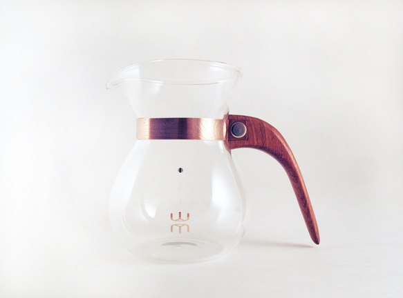 「露‧La Rosee」木質手感咖啡壺-第二代-簡約款-胡桃木-接單製作 第1張的照片