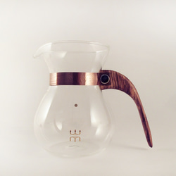 「露‧La Rosee」木質手感咖啡壺-第二代-簡約款-斑馬木-接單製作 第1張的照片